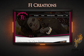 Image Display Of Our "Faith Inspirations Creations Custom Jewelry" Web Design