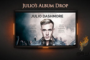 Image Display Of Our "DJ Disc Jockey" Web Design