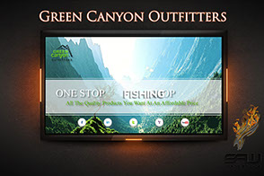 Image Display Of Our "Green Canyon Outfitters" Web Design