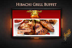 Image Display Of Our "Hibachi Grill Buffet" Web Design