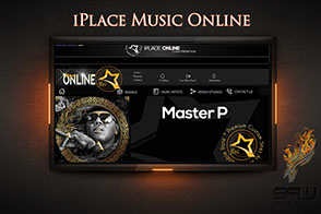 Image Display Of Our "iPlace Music Online" Web Design