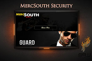Image Display Of Our "MercSouth Security" Web Design