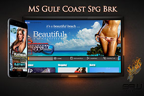 Image Display Of Our "The 'Official' MS Gulf Coast Spring Break Site" Web Design