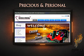 Image Display Of Our "Precious & Personal Keepsakes" Web Design