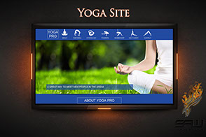 Image Display Of Our "Yoga" Web Design