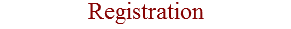 Registration